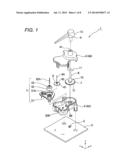 NEEDLE ATTACHING STRUCTURE OF ROTATING SHAFT AND METER DEVICE diagram and image