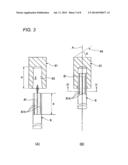 NEEDLE ATTACHING STRUCTURE OF ROTATING SHAFT AND METER DEVICE diagram and image