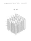 THREE-DIMENSIONAL SEMICONDUCTOR DEVICES AND METHODS OF FABRICATING THE     SAME diagram and image