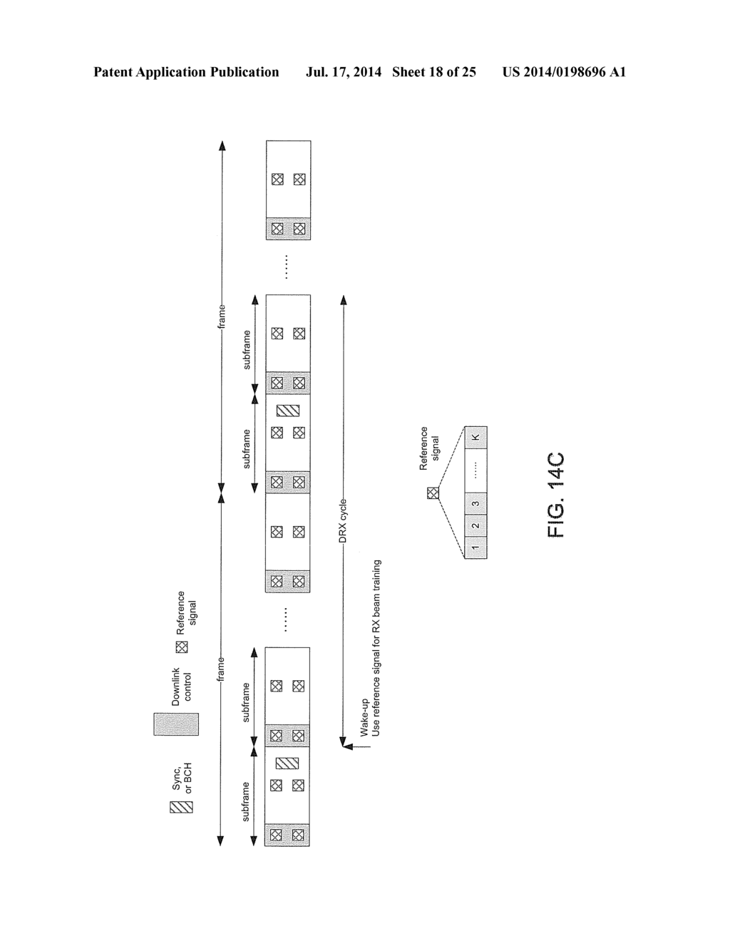 APPARATUS AND METHOD FOR DISCONTINUOUS RECEIVE IN COMMUNICATION SYSTEMS     WITH LARGE NUMBER OF ANTENNAS - diagram, schematic, and image 19