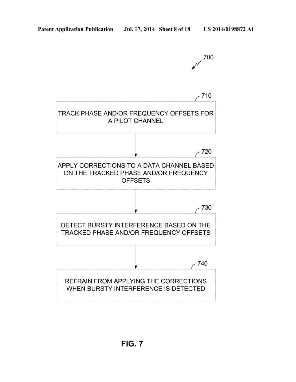 SYSTEMS AND METHODS FOR DETECTING OR SIGNALING THE PRESENCE OF BURSTY     INTERFERENCE ON WIRELESS NETWORKS - diagram, schematic, and image 09