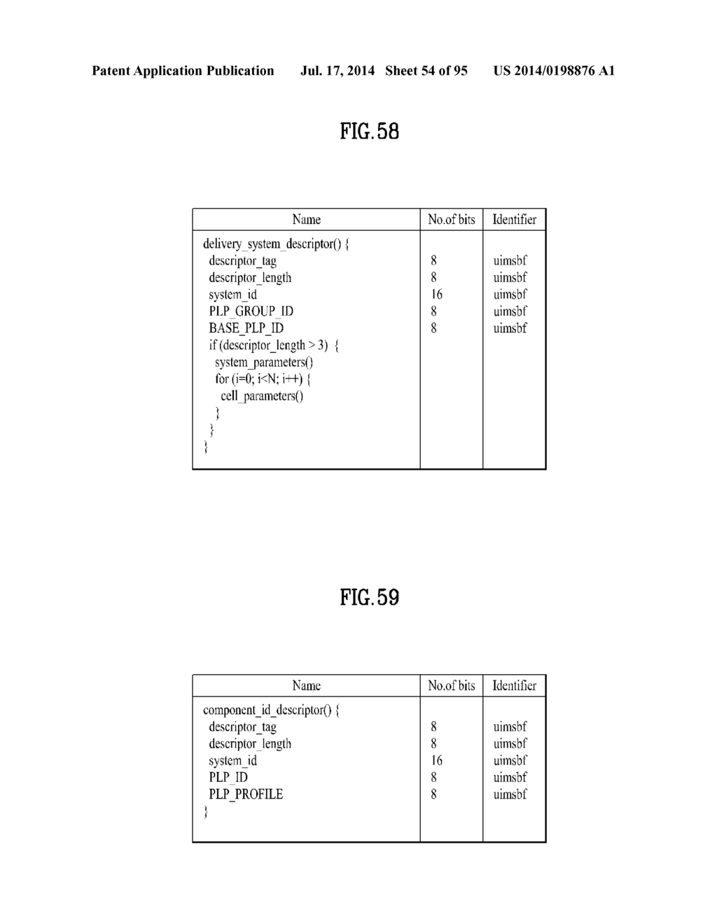 BROADCAST SIGNAL TRANSMITTER, BROADCAST SIGNAL RECEIVER, AND METHOD FOR     TRANSCEIVING BROADCAST SIGNALS IN BROADCAST SIGNAL TRANSCEIVERS - diagram, schematic, and image 55