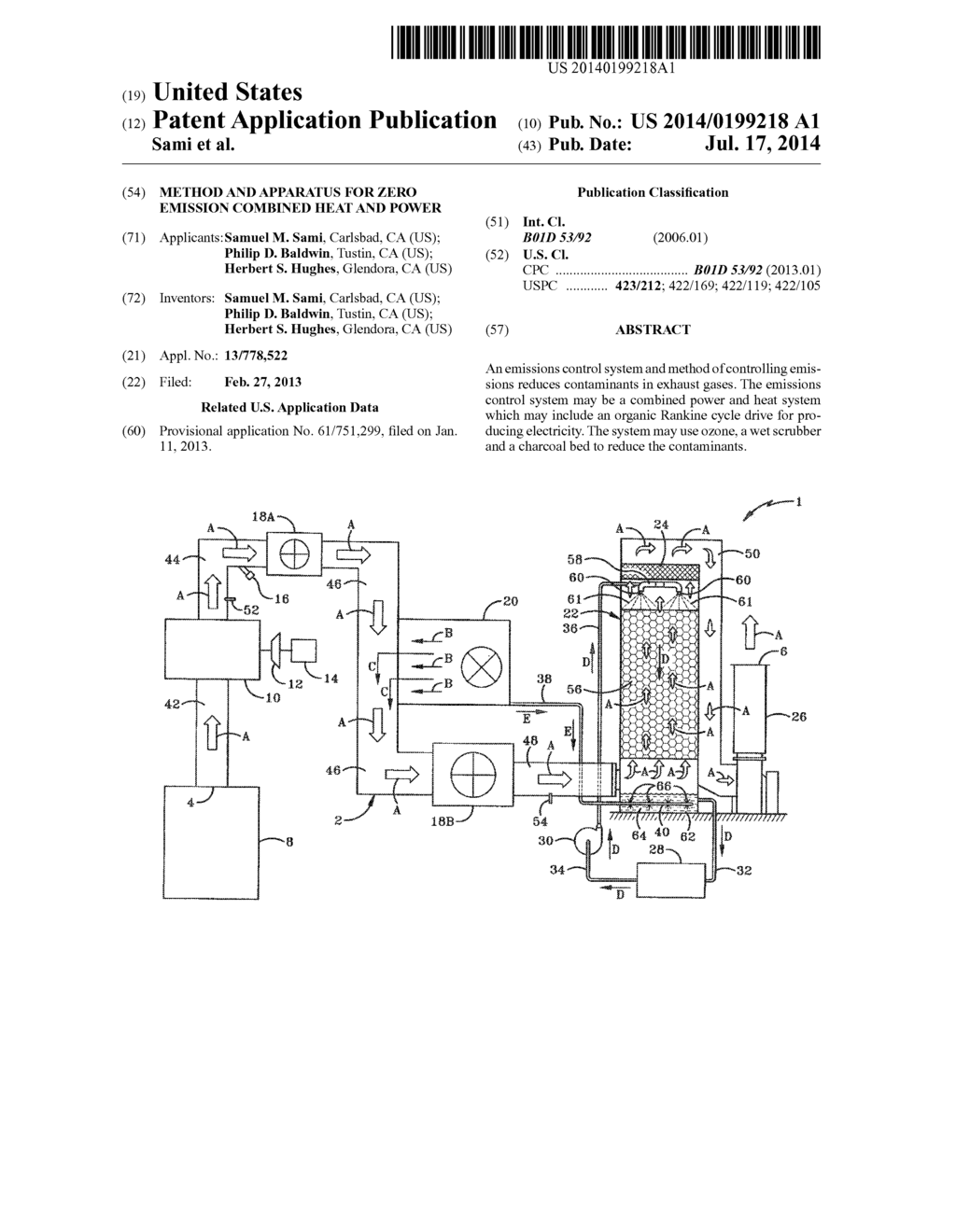 METHOD AND APPARATUS FOR ZERO EMISSION COMBINED HEAT AND POWER - diagram, schematic, and image 01