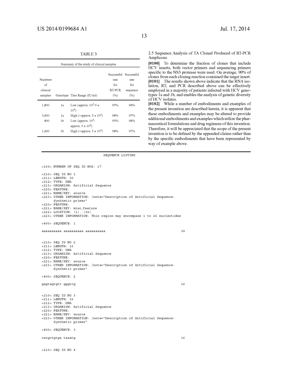 METHODS FOR AMPLIFYING HEPATITIS C VIRUS NUCLEIC ACIDS - diagram, schematic, and image 18