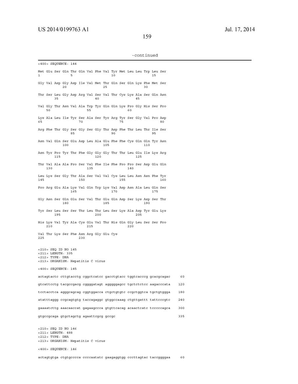 COMPOSITIONS AND METHODS TO IMMUNIZE AGAINST HEPATITIS C VIRUS - diagram, schematic, and image 201