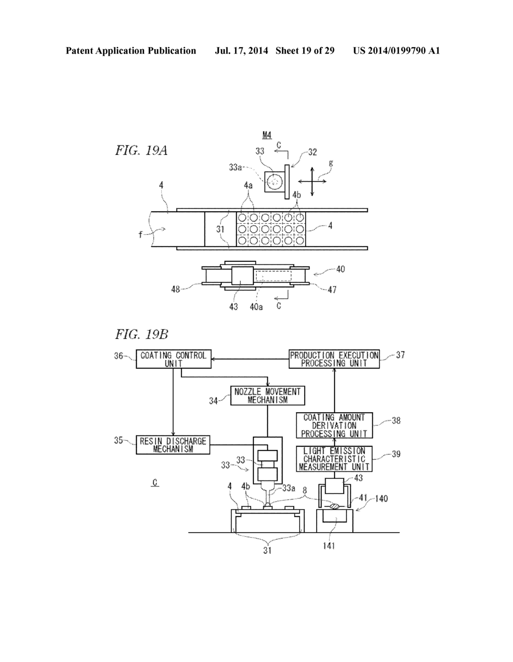 RESIN COATING DEVICE, AND RESIN COATING METHOD - diagram, schematic, and image 20