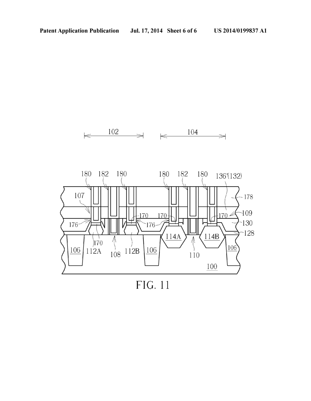 METHOD OF FORMING SEMICONDUCTOR STRUCTURE HAVING CONTACT PLUG - diagram, schematic, and image 07