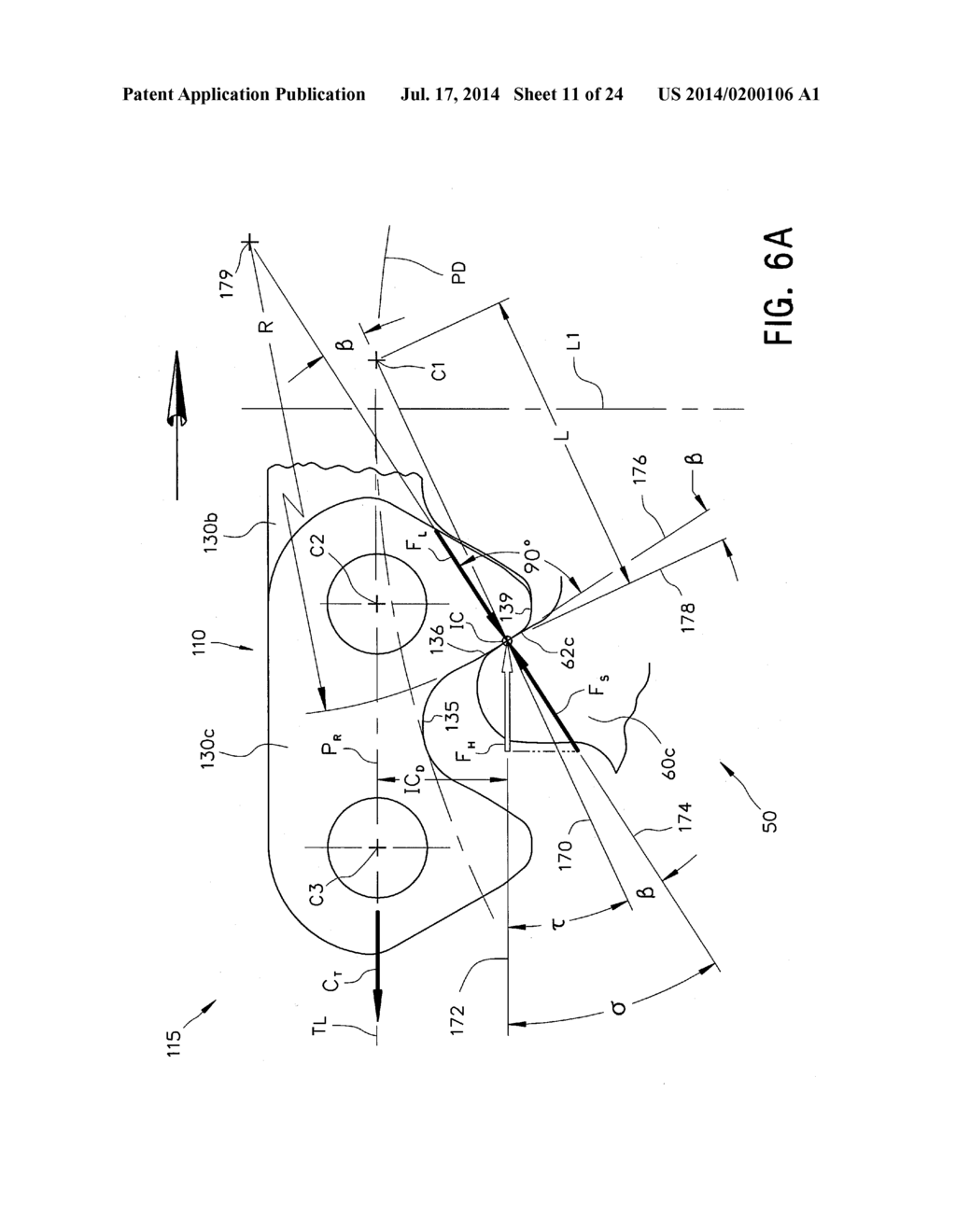 INVERTED TOOTH CHAIN AND SPROCKET DRIVE SYSTEM WITH REDUCED MESHING IMPACT - diagram, schematic, and image 12