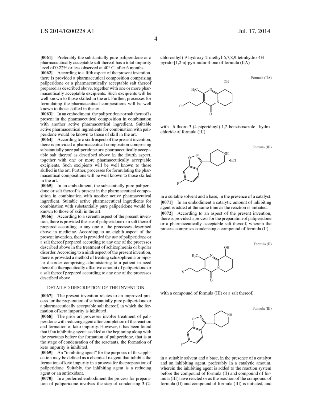 PROCESS FOR THE PREPARATION OF PALIPERIDONE - diagram, schematic, and image 05