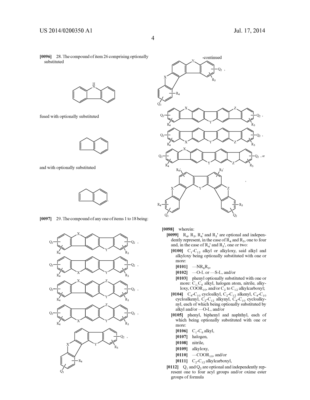 COMPOUNDS WITH OXIME ESTER AND/OR ACYL GROUPS - diagram, schematic, and image 14