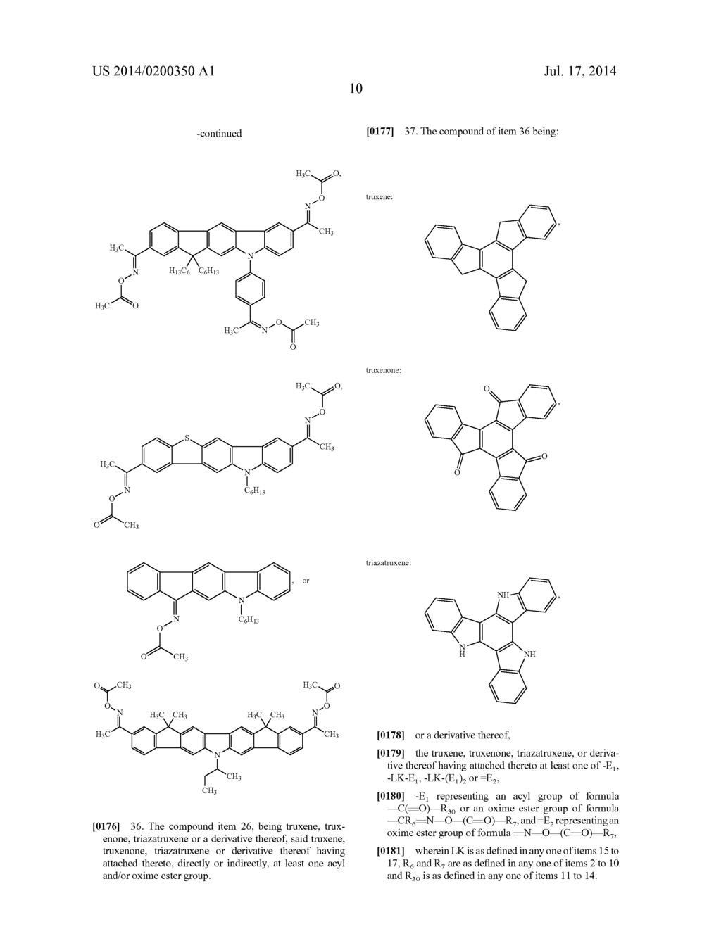 COMPOUNDS WITH OXIME ESTER AND/OR ACYL GROUPS - diagram, schematic, and image 20