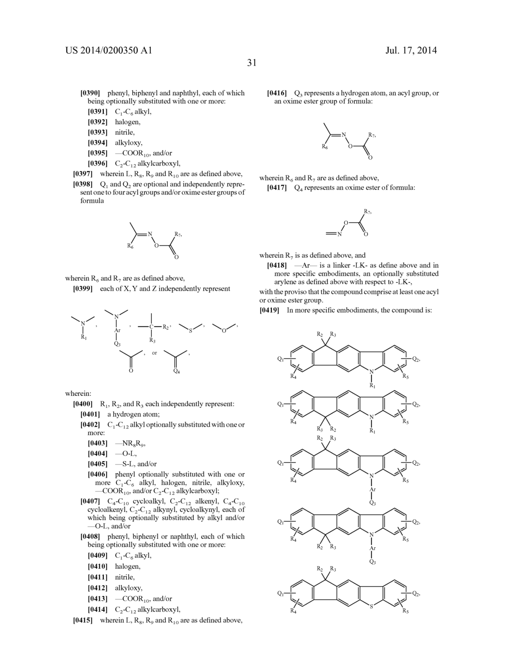 COMPOUNDS WITH OXIME ESTER AND/OR ACYL GROUPS - diagram, schematic, and image 41