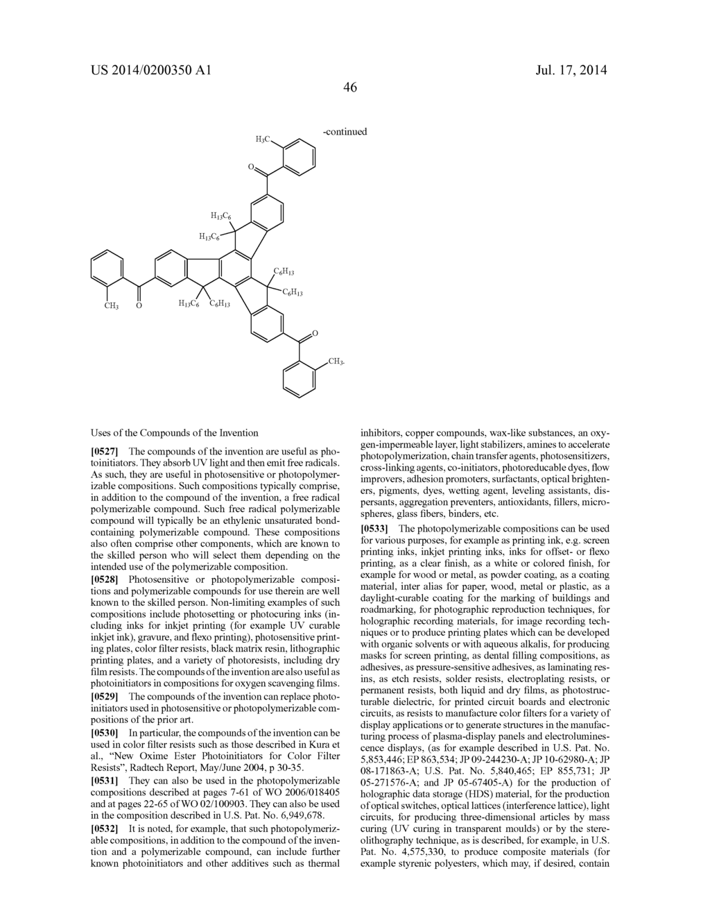 COMPOUNDS WITH OXIME ESTER AND/OR ACYL GROUPS - diagram, schematic, and image 56