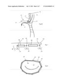 Instrument including a movement sensor for determining the position of an     anchoring mechanism. diagram and image