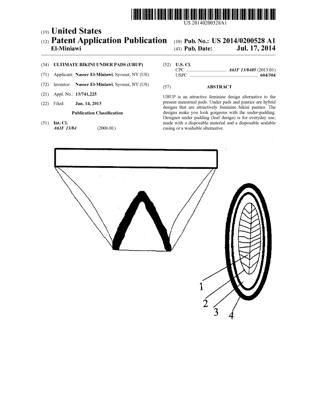 Ultimate Bikini Under pads (UBUP) - diagram, schematic, and image 01