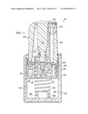 MANUALLY-ACTUATED REDUCED PRESSURE TREATMENT SYSTEM WITH AUDIBLE LEAK     INDICATOR diagram and image