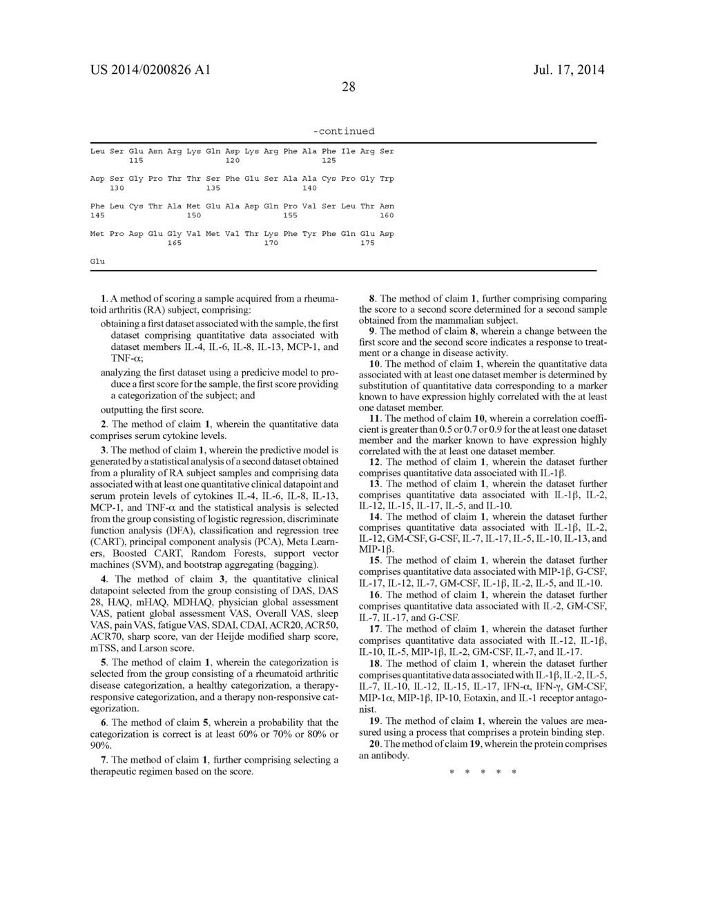 Methods For Inflammatory Disease Management - diagram, schematic, and image 46