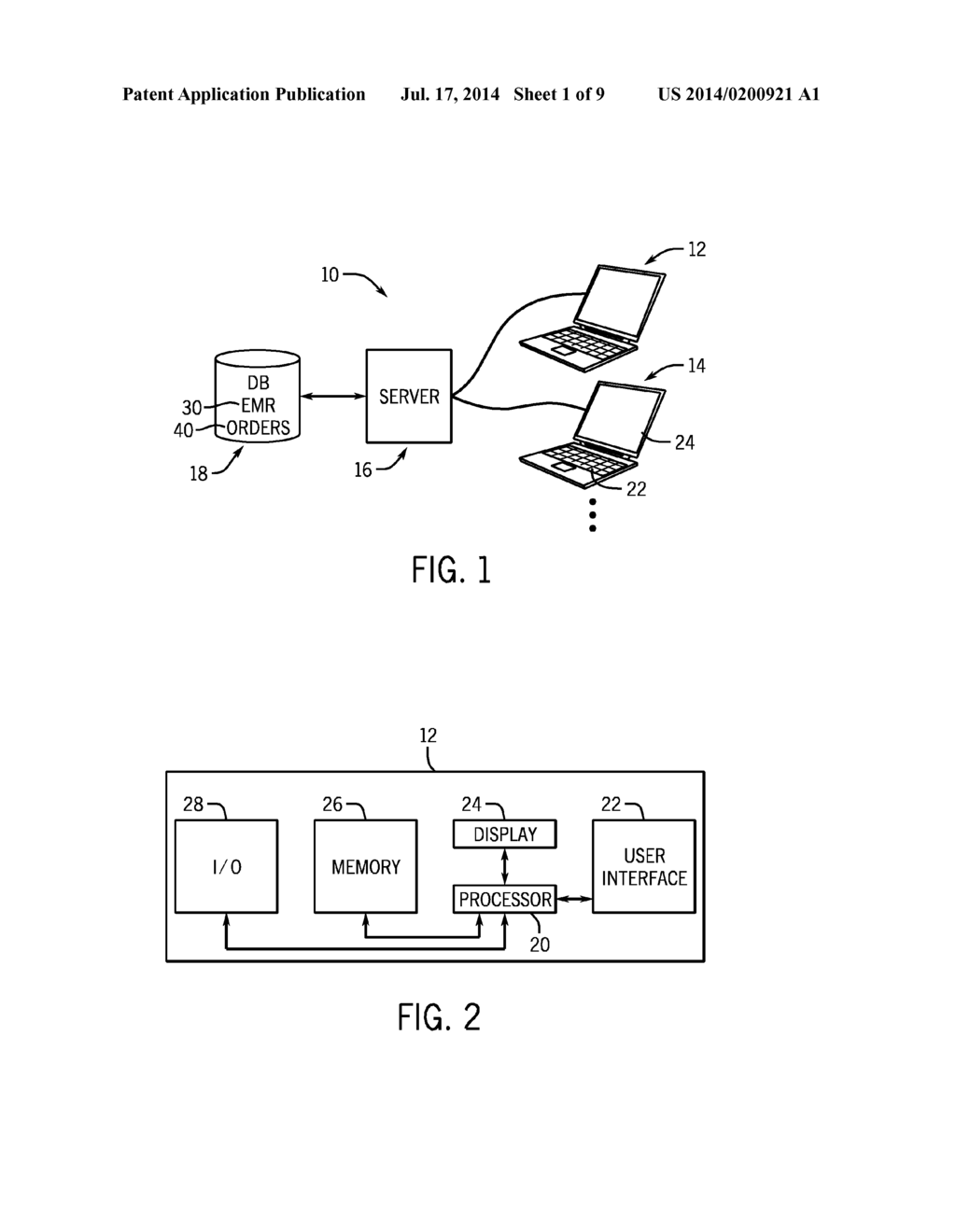 Method for Minimizing Entry of Medically Similar Orders in a Computerized     Medical Records System - diagram, schematic, and image 02