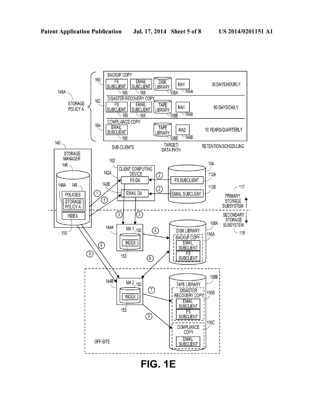 SYSTEMS AND METHODS TO SELECT FILES FOR RESTORATION FROM BLOCK-LEVEL     BACKUP FOR VIRTUAL MACHINES - diagram, schematic, and image 06