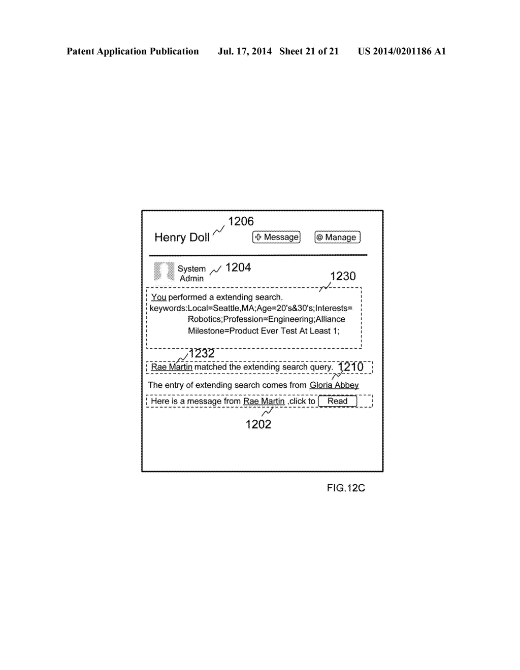 SYSTEM AND METHOD FOR PROVIDING EXTENDING SEARCHES - diagram, schematic, and image 22