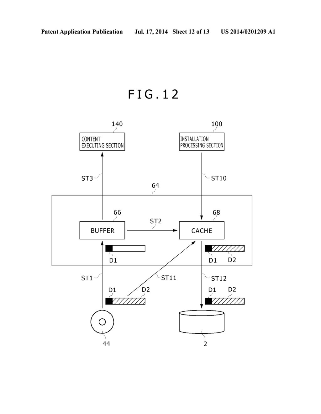 INFORMATION PROCESSING DEVICE AND METHOD FOR MANAGING FILE - diagram, schematic, and image 13