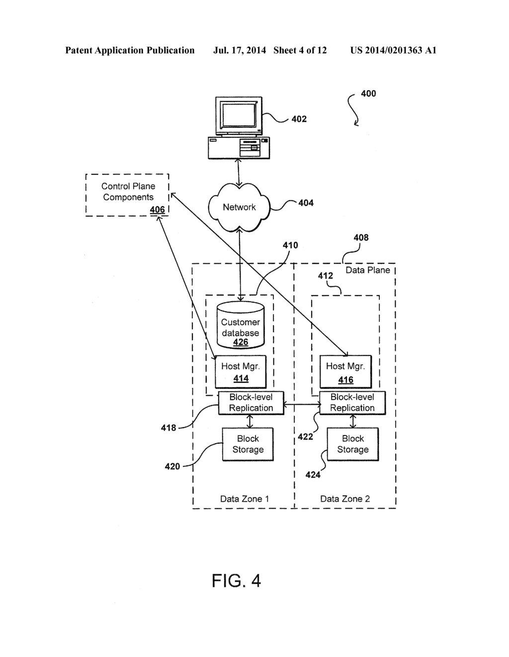 MONITORING OF REPLICATED DATA INSTANCES - diagram, schematic, and image 05