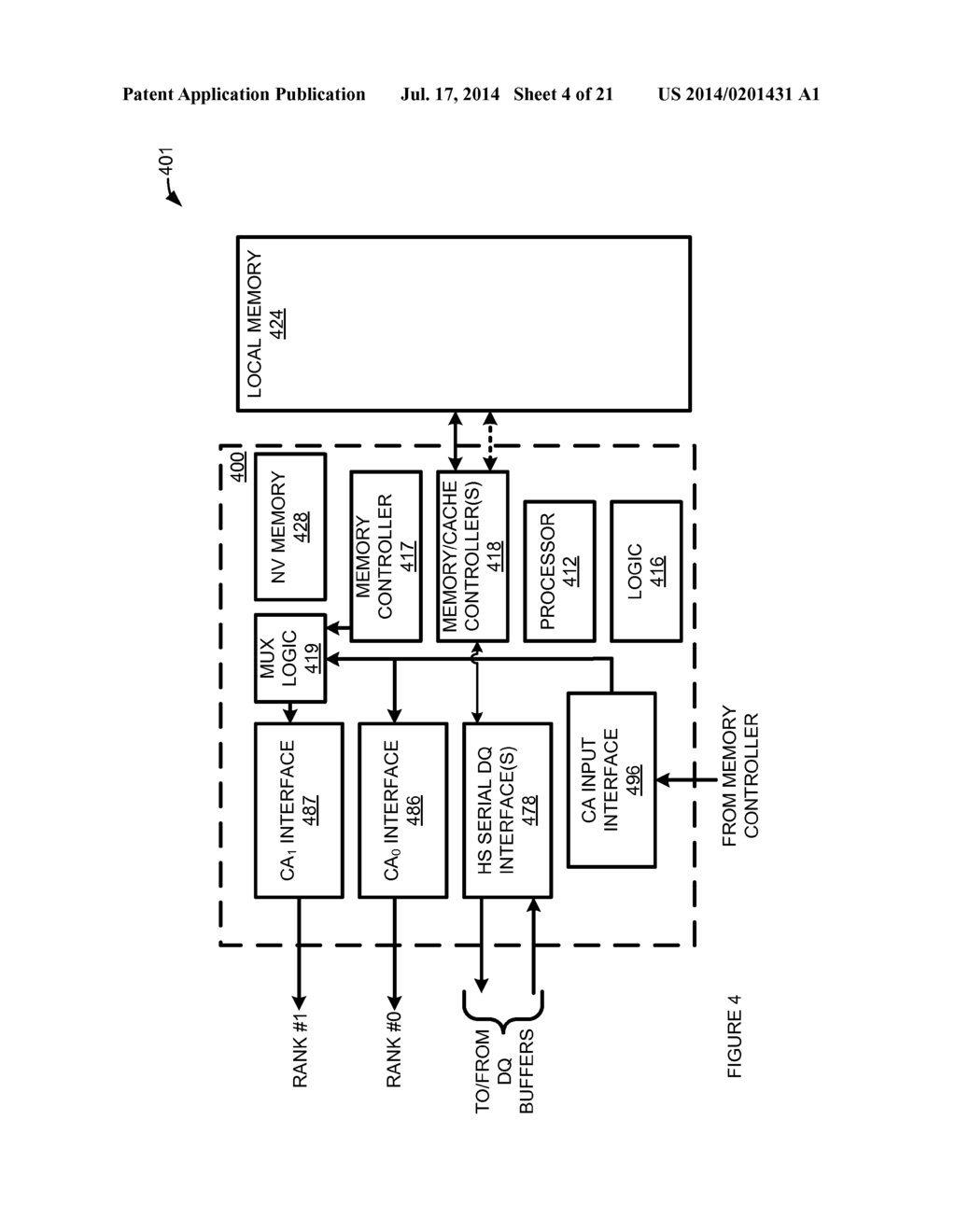 DISTRIBUTED PROCEDURE EXECUTION AND FILE SYSTEMS ON A MEMORY INTERFACE - diagram, schematic, and image 05