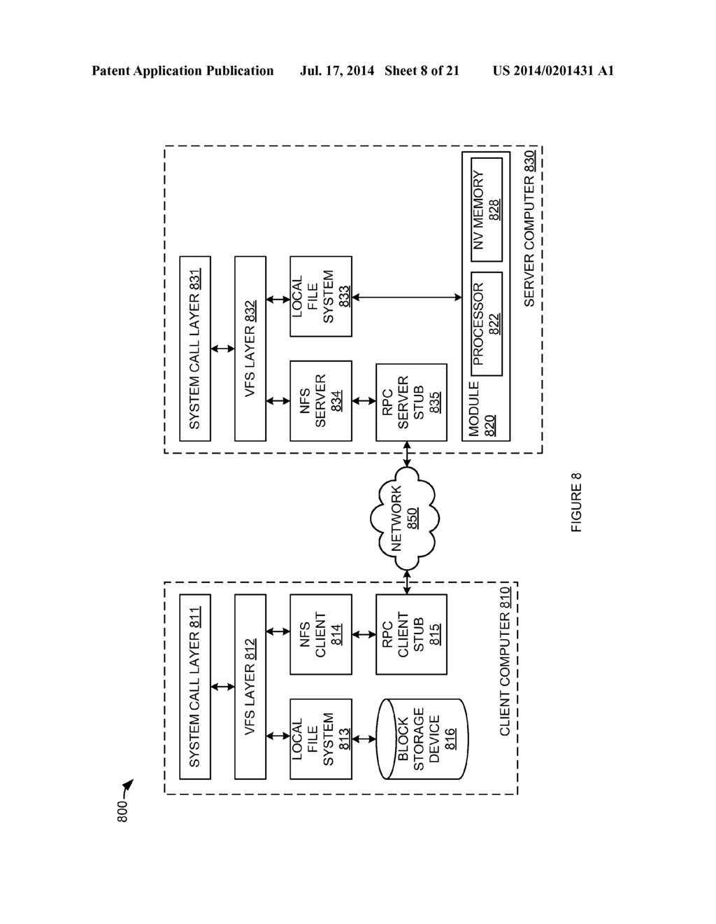 DISTRIBUTED PROCEDURE EXECUTION AND FILE SYSTEMS ON A MEMORY INTERFACE - diagram, schematic, and image 09