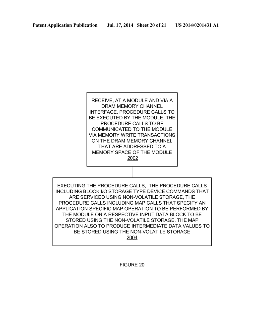 DISTRIBUTED PROCEDURE EXECUTION AND FILE SYSTEMS ON A MEMORY INTERFACE - diagram, schematic, and image 21