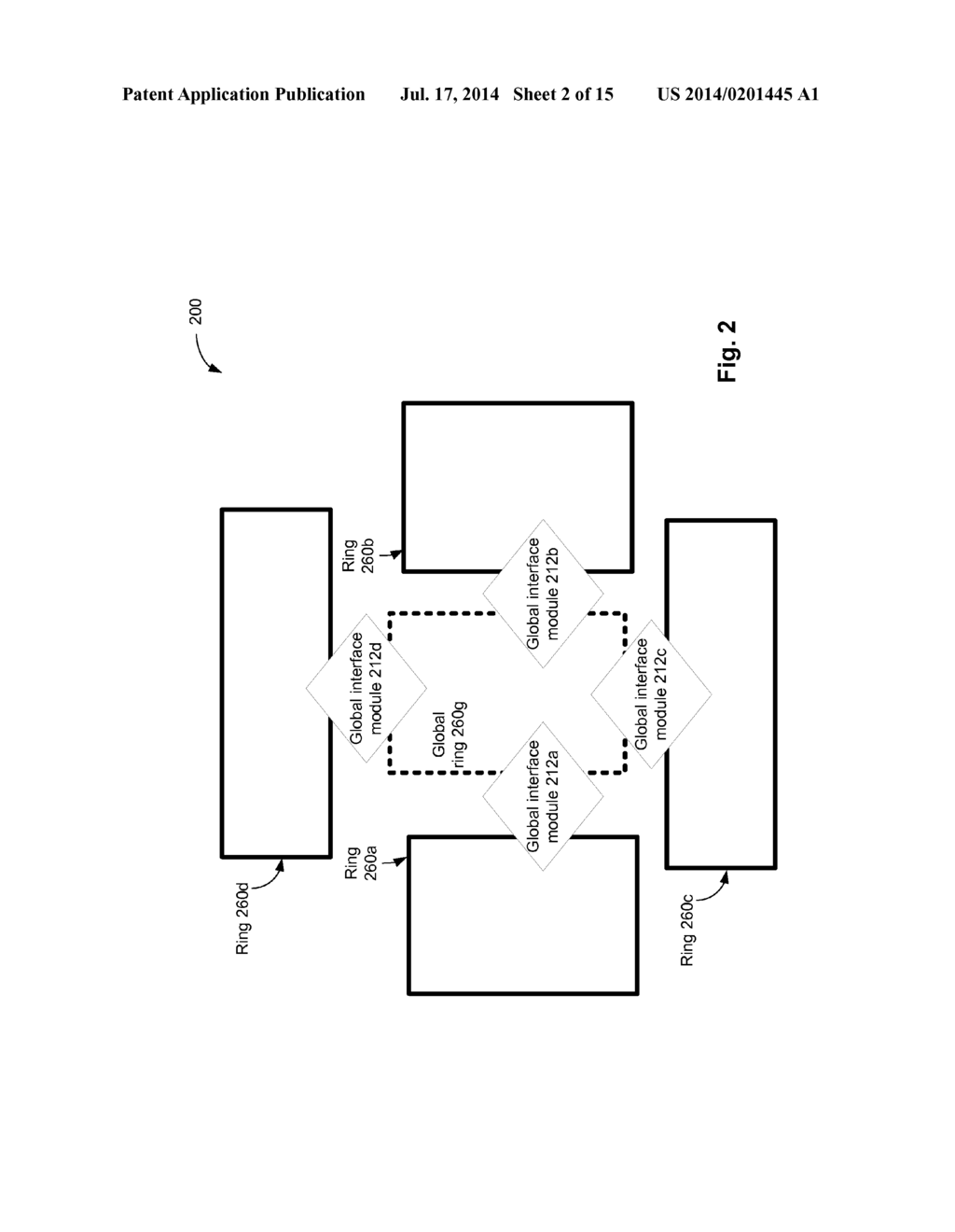 INTERCONNECTED RING NETWORK IN A MULTI-PROCESSOR SYSTEM - diagram, schematic, and image 03