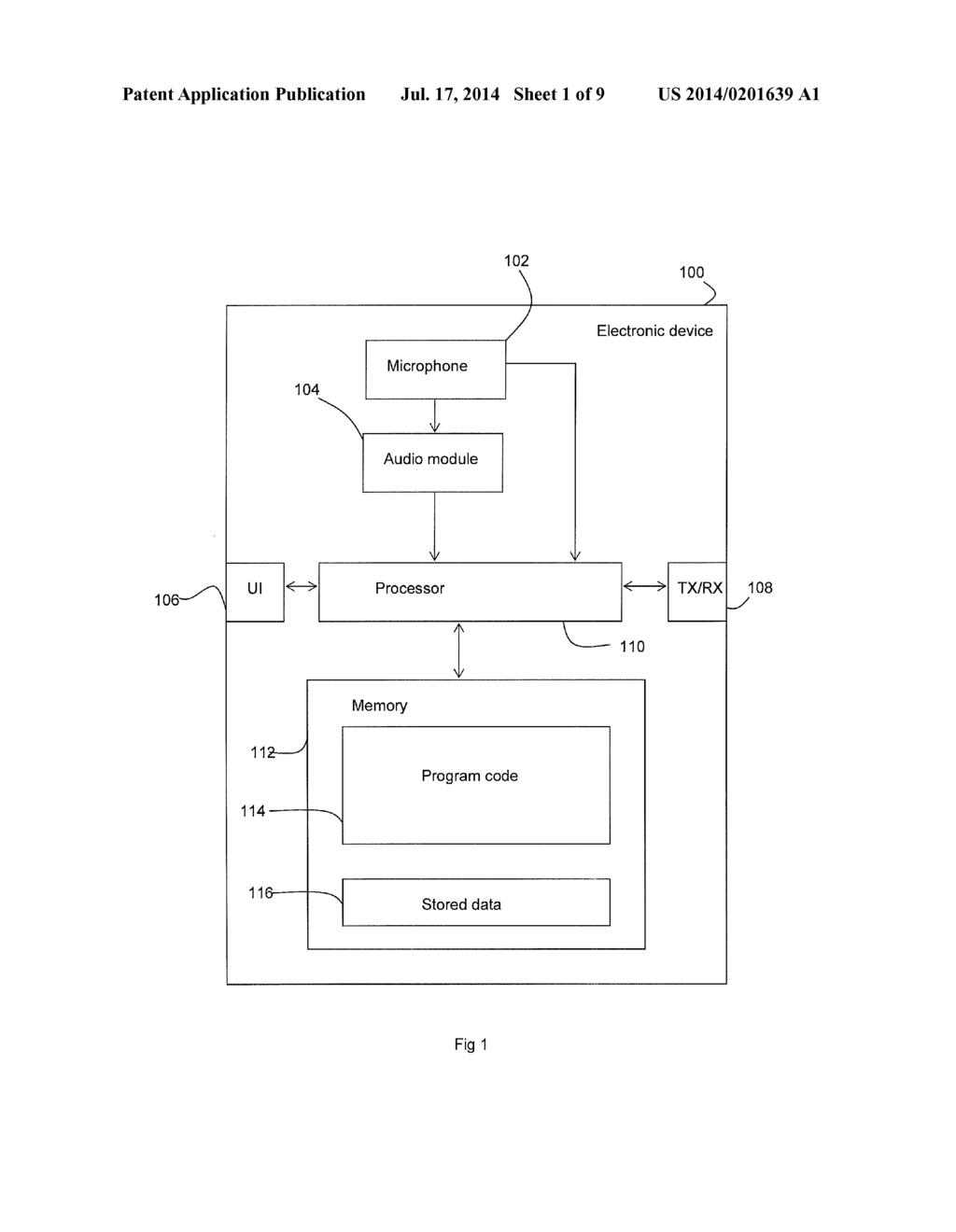 AUDIO USER INTERFACE APPARATUS AND METHOD - diagram, schematic, and image 02