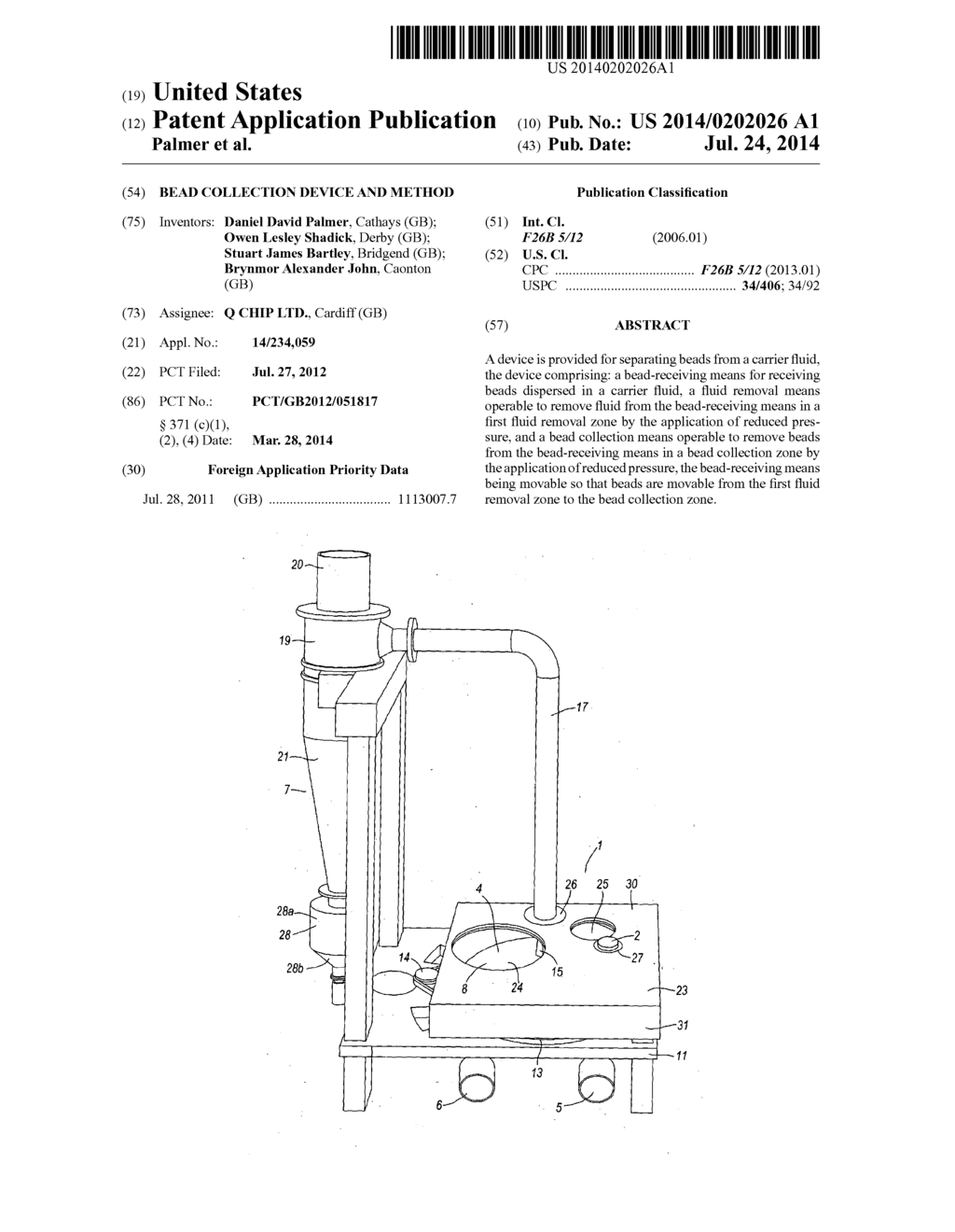 BEAD COLLECTION DEVICE AND METHOD - diagram, schematic, and image 01