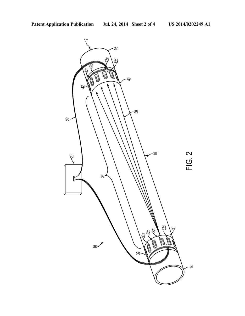 SENSOR POSITIONIG WITH NON-DISPERSIVE GUIDED WAVES FOR PIPELINE CORROSION     MONITORING - diagram, schematic, and image 03