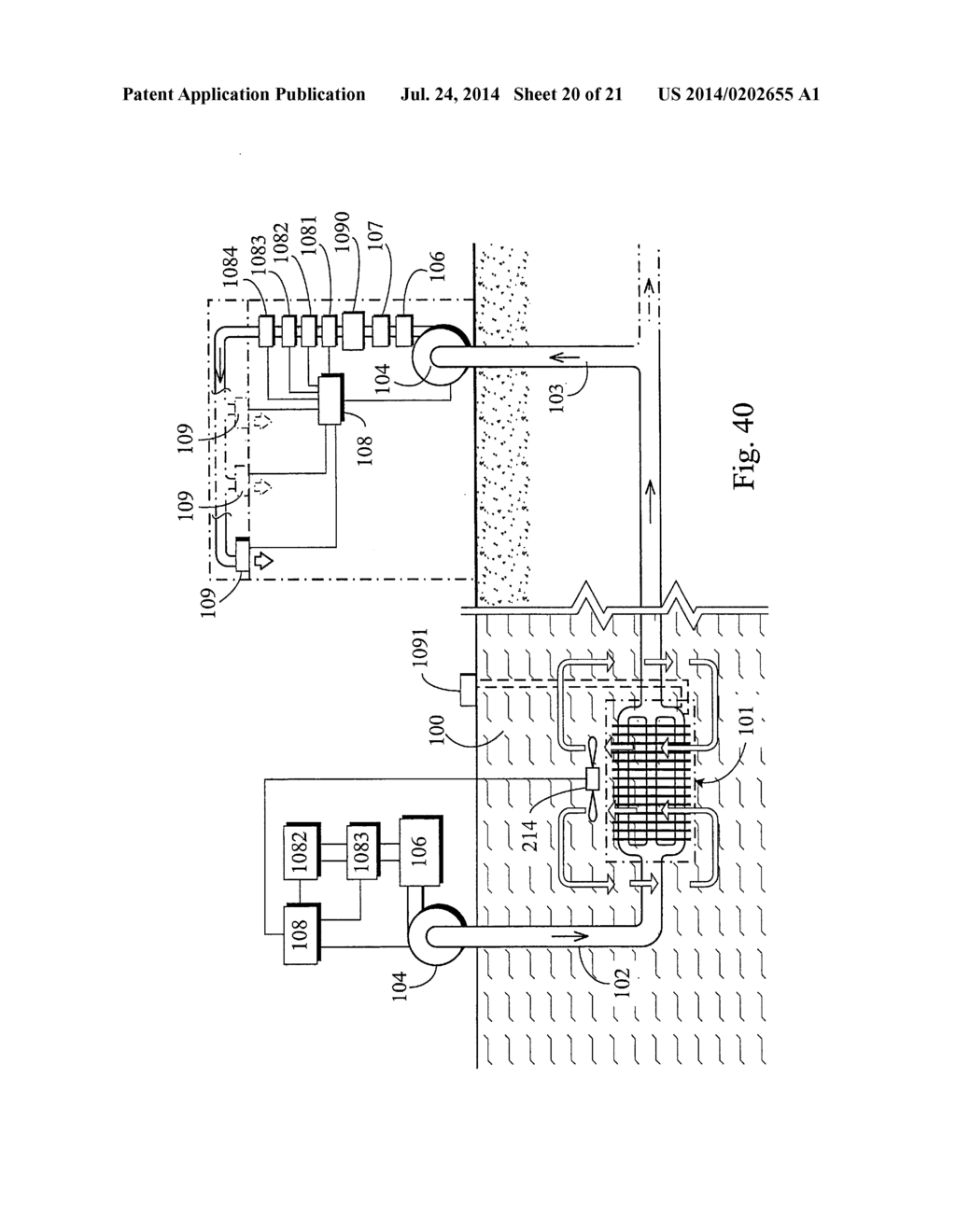 Temperature Equalization Apparatus Jetting Fluid for Thermal Conduction     Used in Electrical Equipment - diagram, schematic, and image 21