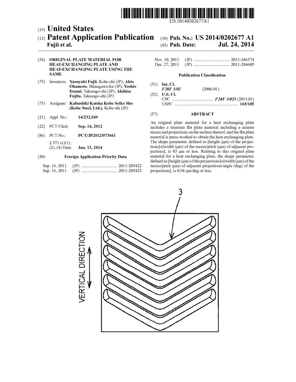 ORIGINAL PLATE MATERIAL FOR HEAT-EXCHANGING PLATE AND HEAT-EXCHANGING     PLATE USING THE SAME - diagram, schematic, and image 01