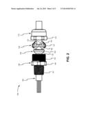 ELECTRICAL CABLE RESTRAIN DEVICE USING A DOUBLE WEDGE CHUCK diagram and image