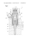 FUEL INJECTION SYSTEM HAVING A FUEL-CARRYING COMPONENT, A FUEL INJECTOR     AND A CONNECTING ELEMENT diagram and image