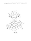 ELECTRONIC DEVICE PACKAGE AND PACKAGING SUBSTRATE FOR THE SAME diagram and image