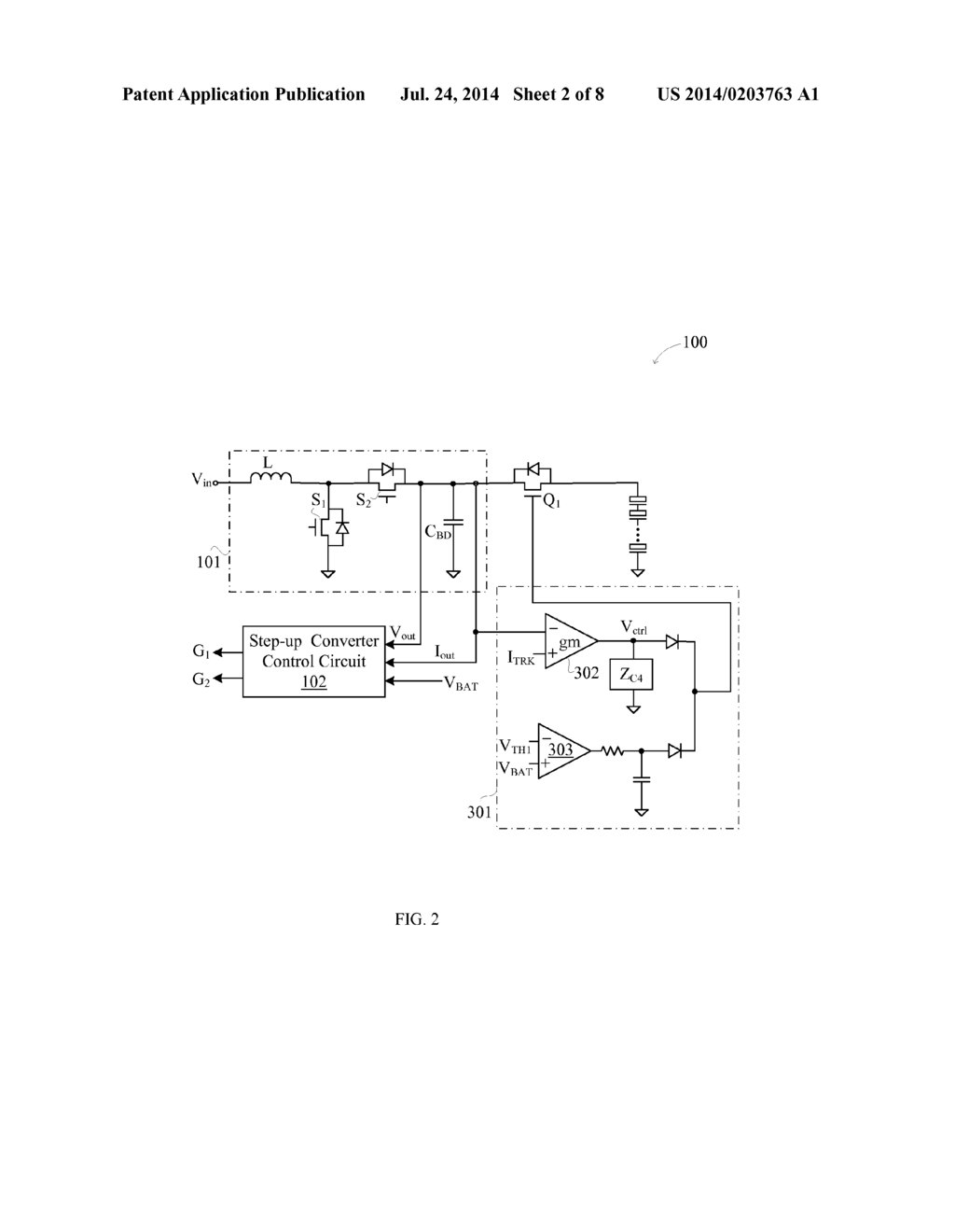 STEP-UP BATTERY CHARGING MANAGEMENT SYSTEM AND CONTROL METHOD THEREOF - diagram, schematic, and image 03