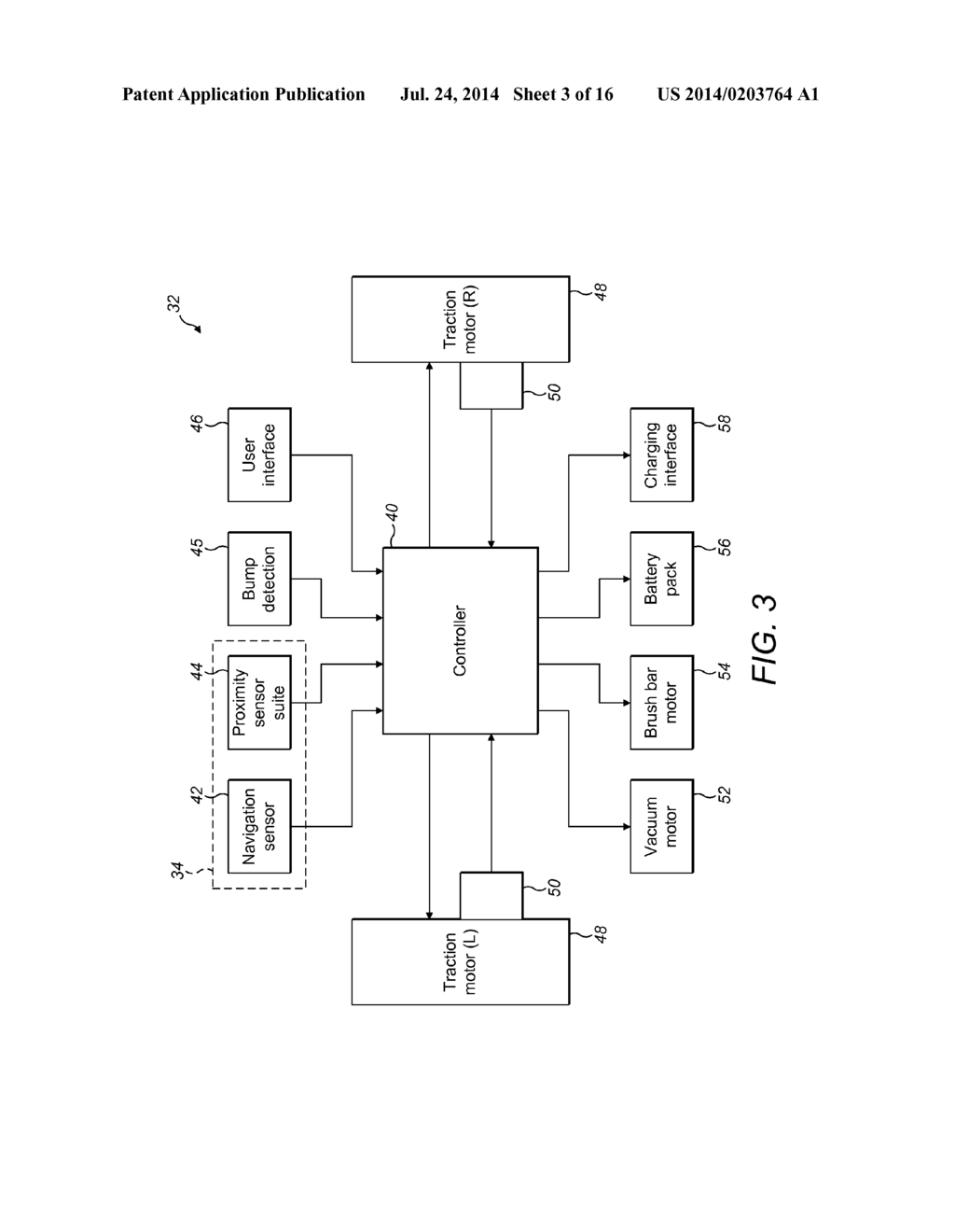 DOCKING STATION FOR A MOBILE ROBOT - diagram, schematic, and image 04