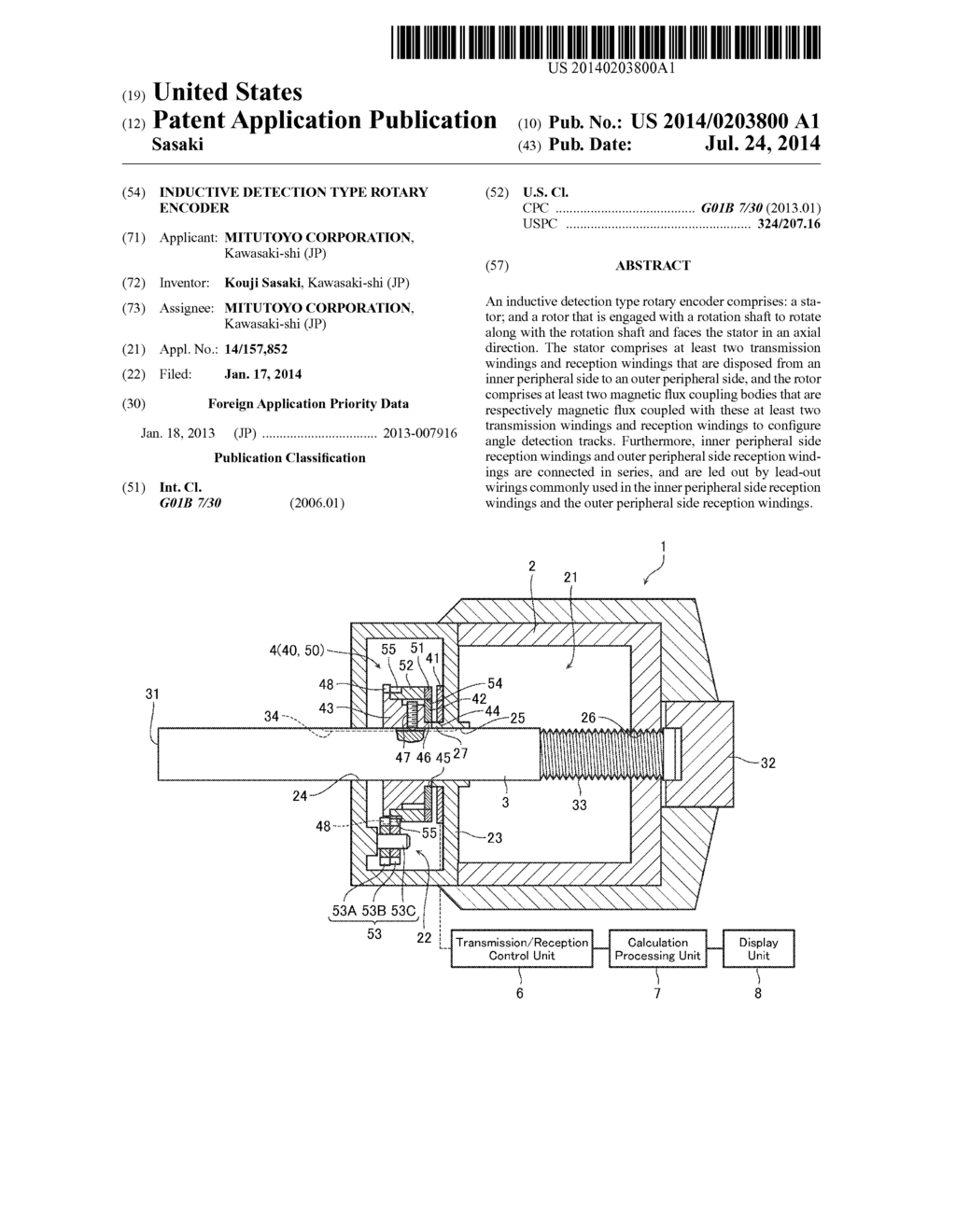 INDUCTIVE DETECTION TYPE ROTARY ENCODER - diagram, schematic, and image 01