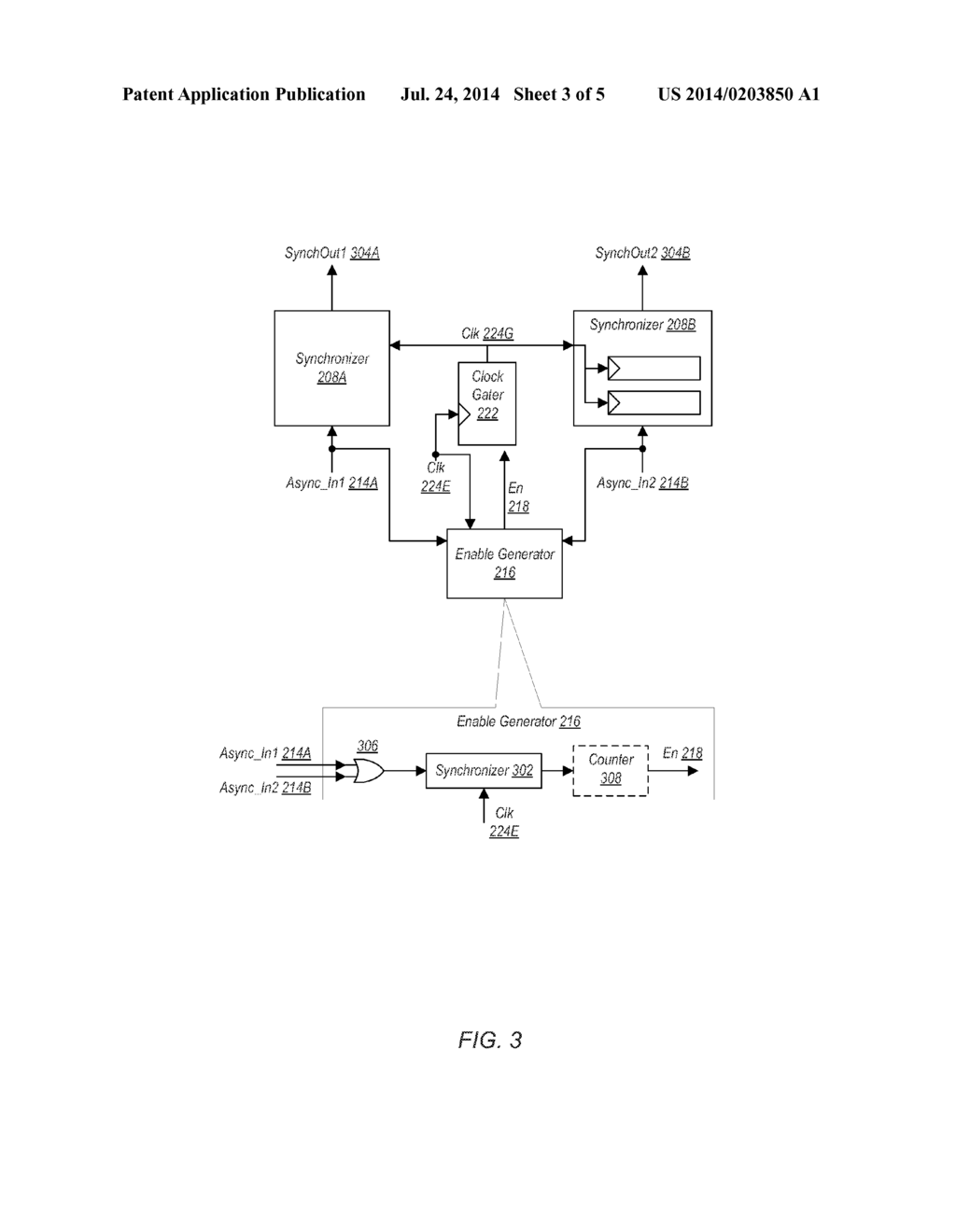 POWER MANAGED SYNCHRONIZERS FOR ASYNCHRONOUS INPUT SIGNALS - diagram, schematic, and image 04