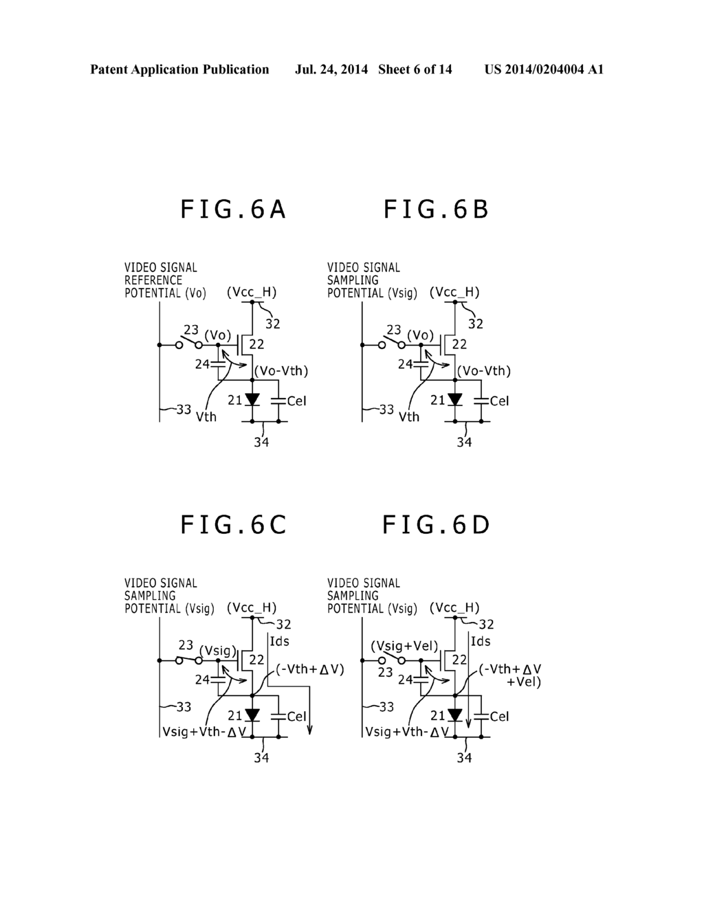 DISPLAY DEVICE WITH POWER SOURCE SUPPLY SCAN CIRCUITS CONDUCTING NEGATIVE     FEEDBACK AND DRIVING METHOD THEREOF - diagram, schematic, and image 07