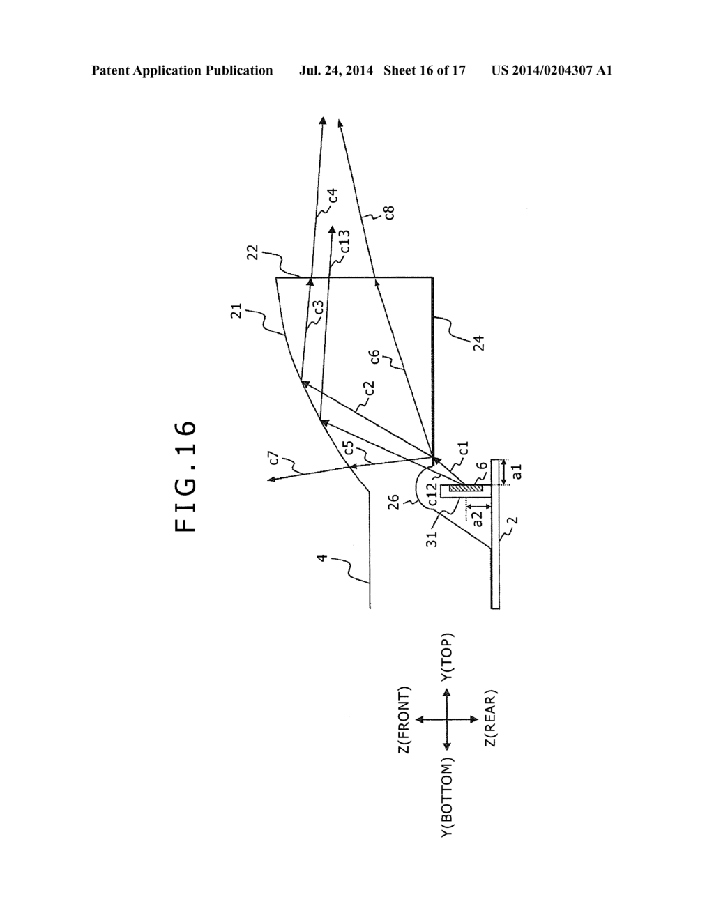 LIGHTING DEVICE AND IMAGE DISPLAY DEVICE INCLUDING THE SAME - diagram, schematic, and image 17