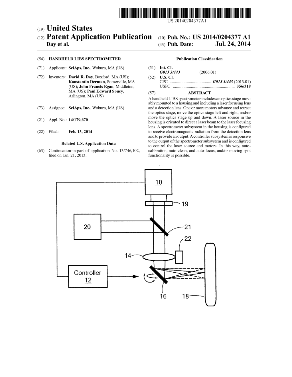 HANDHELD LIBS SPECTROMETER - diagram, schematic, and image 01