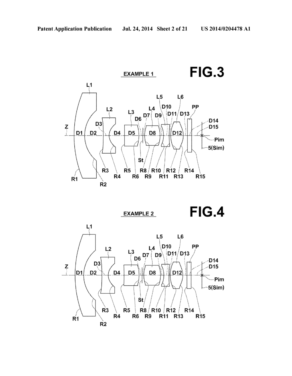 IMAGING LENS AND IMAGING APPARATUS - diagram, schematic, and image 03