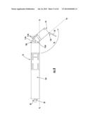 RACK-MOUNTABLE, TILTABLE SURGE PROTECTOR HOUSINGS FOR POWER SURGE     PROTECTOR ACCESSIBILITY, AND RELATED ASSEMBLIES, METHODS, AND BASE     STATION EQUIPMENT diagram and image