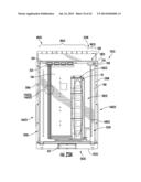 RACK-MOUNTABLE, TILTABLE SURGE PROTECTOR HOUSINGS FOR POWER SURGE     PROTECTOR ACCESSIBILITY, AND RELATED ASSEMBLIES, METHODS, AND BASE     STATION EQUIPMENT diagram and image