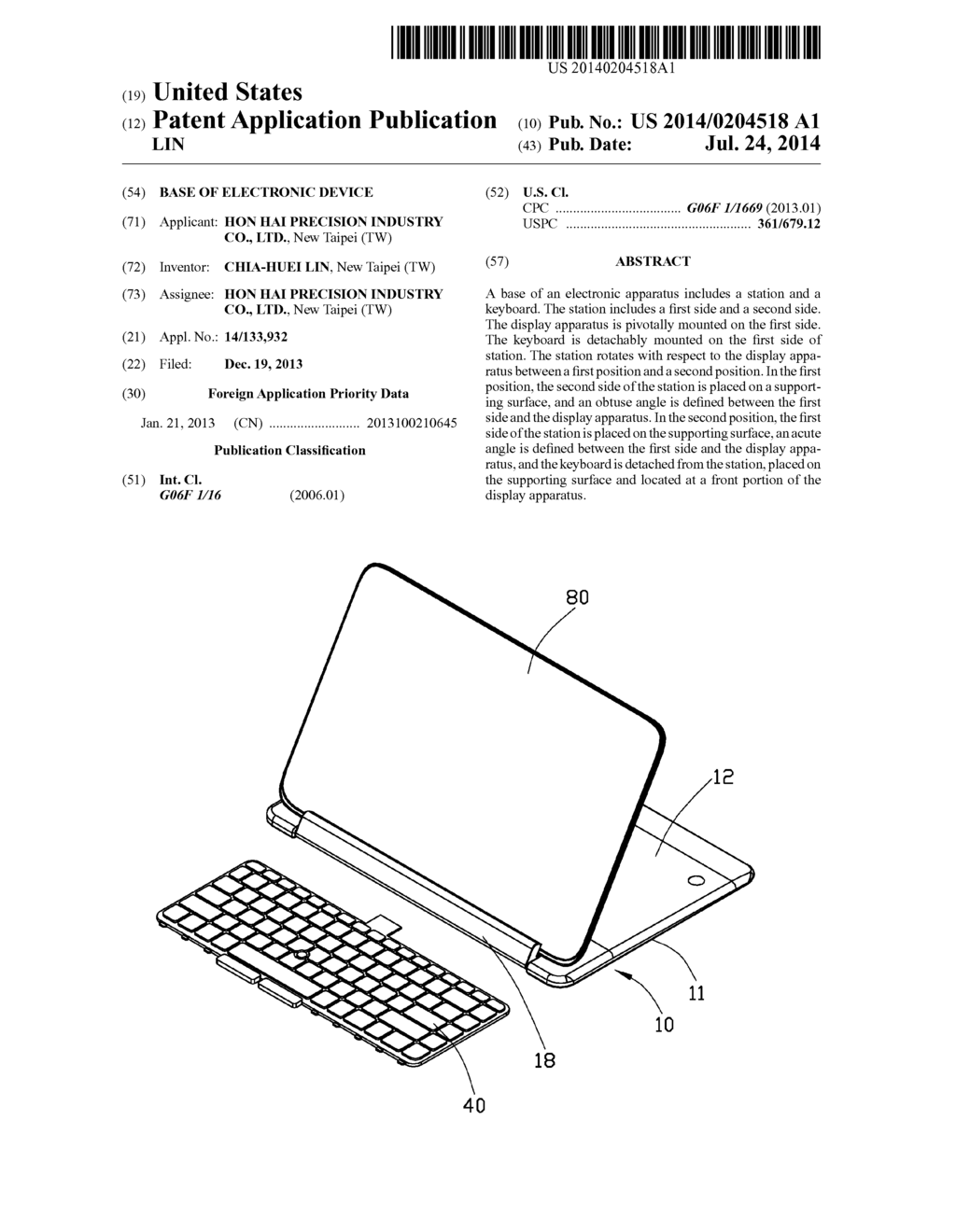 BASE OF ELECTRONIC DEVICE - diagram, schematic, and image 01