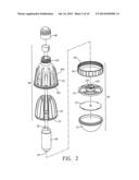 MODULAR LED LAMP STRUCTURE WITH REPLACEABLE MODULES AND RAPID MAINTENANCE diagram and image